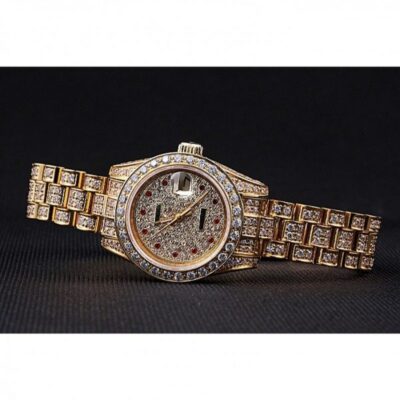 ساعة نسائية رولكس Datejust 622024 مينا باللون الأبيض