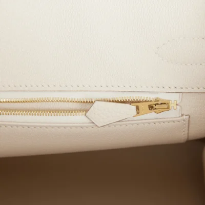 Hermès Birkin 30 Craie Togo Gold Hardware