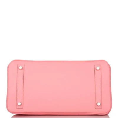 Hermès Birkin 30 Rose Confetti Epsom Palladium Hardware