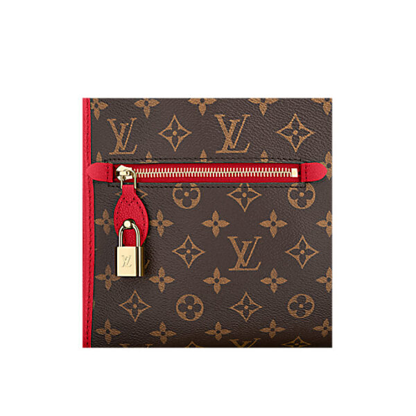 4f5d5c3a212564f93bfd9e2c7475f7ad Louis Vuitton Monogram Canvas POPINCOURT PM RED