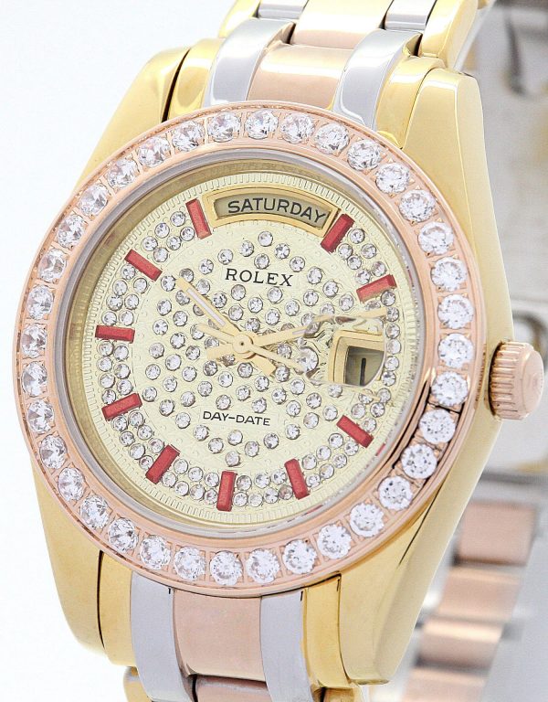 4f6ae3cfeb7bab325bc94b90bcce6325 Rolex Day-Date 118346.5 36 MM Lady Watch