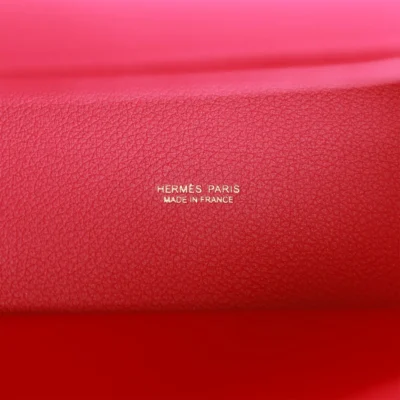Hermès Kelly Danse Framboise Evercolor Gold Hardware