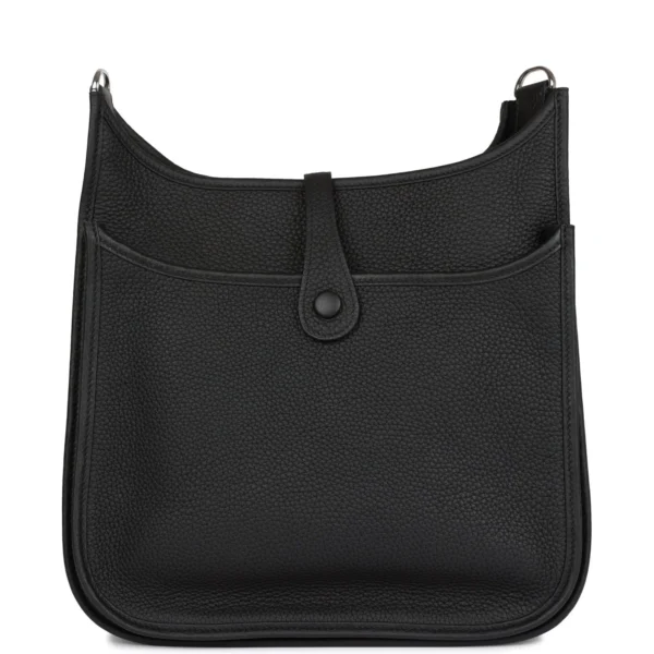 Hermès Evelyne III PM Black Clemence Palladium Hardware