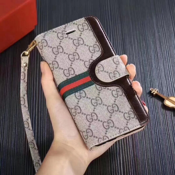 5100d668 Luxury GG LV BUR iPhone & AirPods Case with Card Holder