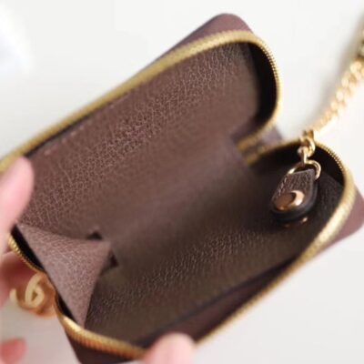 حقيبة Gucci Ophidia GG key علبة 523157 داكن Coffee