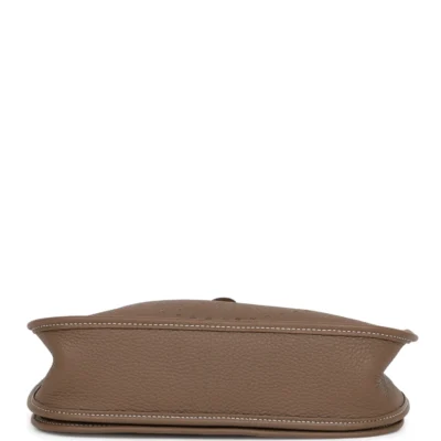 Hermès Evelyne III PM Etoupe Clemence Palladium Hardware
