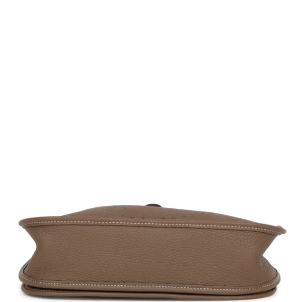 Hermès Evelyne III PM Etoupe Clemence Palladium Hardware