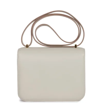 Hermès Constance 18 Gris Perle Swift Gold Hardware