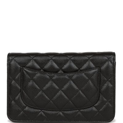 Chanel Wallet on Chain WOC Black Caviar Gold Hardware