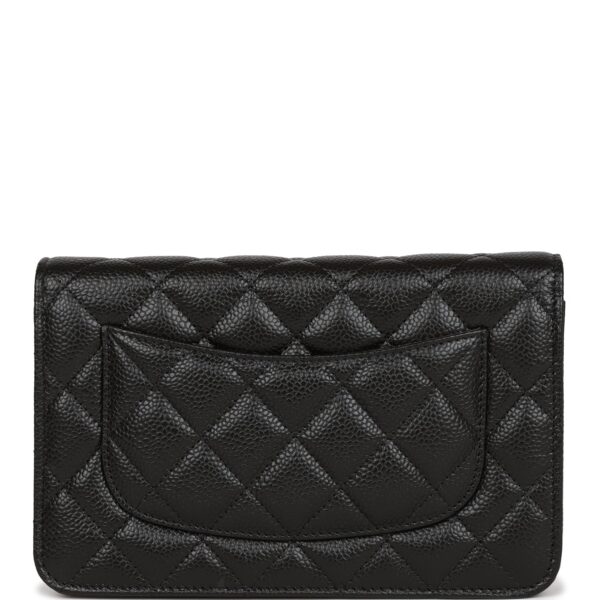 Chanel Wallet on Chain WOC Black Caviar Gold Hardware