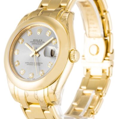 Rolex Pearlmaster 81208 31 MM Ladies Watch