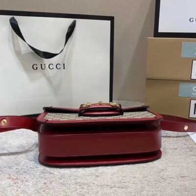 Gucci 1955 Horsebit Bag 602204 Red