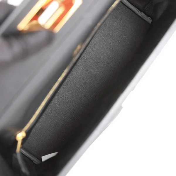 Hermès 24/24 Bag 29 Black Togo and Swift Gold Hardware