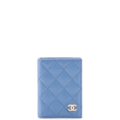 54453d6c3aaf5700a59c80eeb4412538 Chanel CC Bi-Fold Card Case Quilted Caviar
