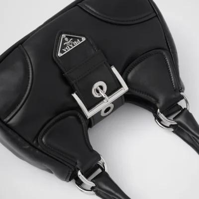 Prada Moon padded nappa-leather bag - Black