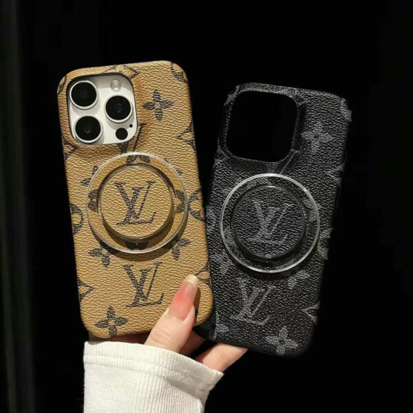 Luxury LV Monogram Magnetic Ring Phone Case