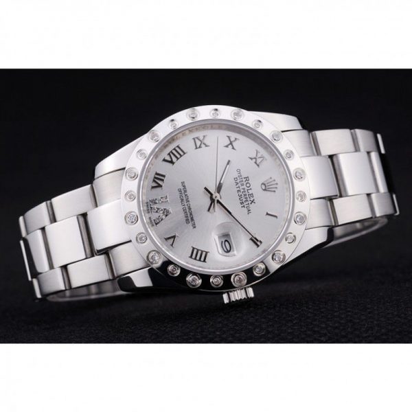 ساعة رجالية Rolex Datejust 7468 فضي Dail