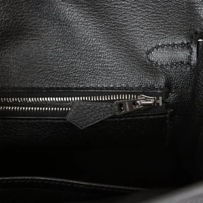Hermès Birkin 25 Black Togo Palladium Hardware