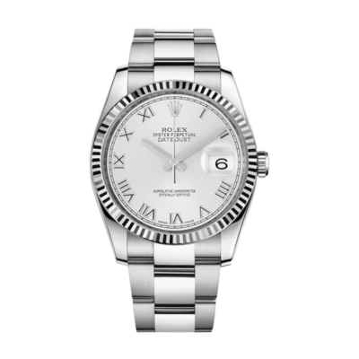 Rolex Datejust 116234WRO 36MM White Dial Silver-tone Case