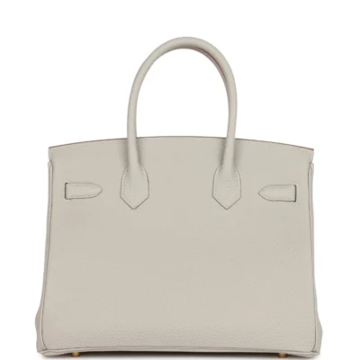 Hermès Birkin 30 Gris Perle Togo Gold Hardware