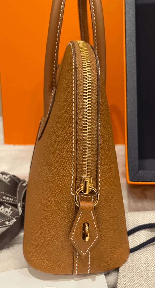58e3a2c3e12358cc91c3fb30c761653f Hermès 1923 Bolide 25 en Desordre Gold Epsom Gold Hardware
