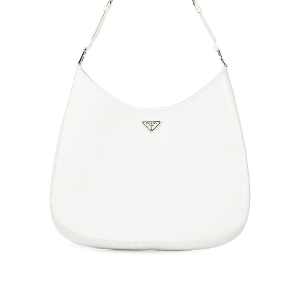 Prada Cleo Maxi Brushed Leather Shoulder Bag