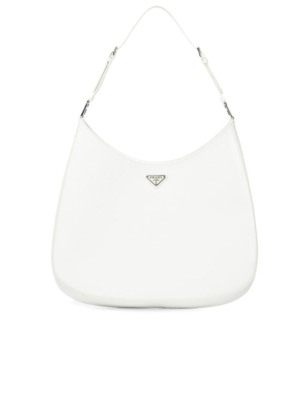 Prada Cleo Maxi 拉丝 皮革 肩背包
