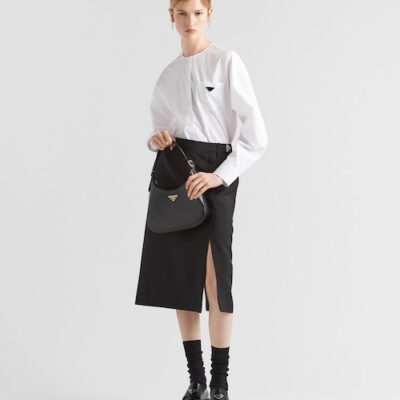 Prada Leather shoulder bag - Black