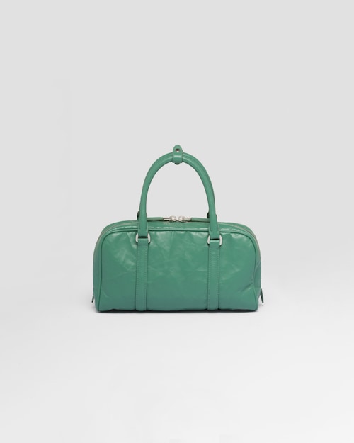 حقيبة برادا Antique multi-جيب top-handle Sage من جلد نابا باللون الأخضر