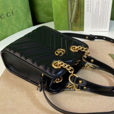 Gucci GG Marmont Matelasse Mini Bag Black