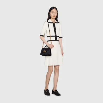 GG Marmont mini top handle bag+GG Marmont zip around wallet