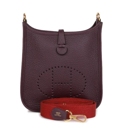 5b5c6ee22f3893f57d2b09371c84ae81 Hermès Evelyne TPM Cassis Clemence Gold Hardware