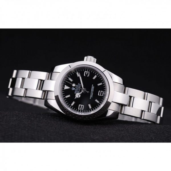 Rolex Explorer 69173 Black Dail Women Watch