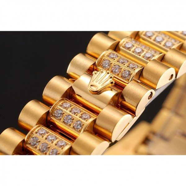 5c79de9789fd73e4022d35c993efb207 Rolex Daydate 1453954 Gold Dail Men Watch