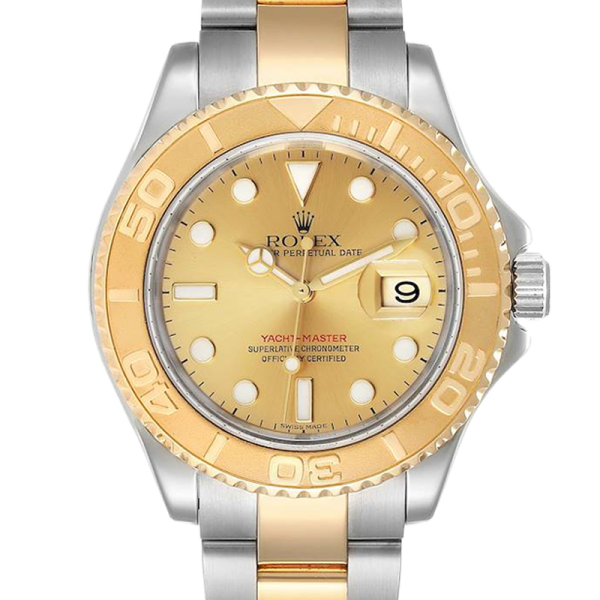 Rolex Yacht-master 16623CSO 40MM Champagne Dial Silver-tone Case