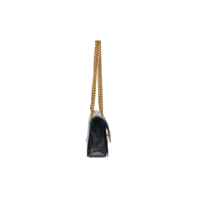 WOMEN'S CRUSH SMALL CHAIN BAG IN BLACK