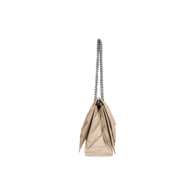 WOMEN'S CRUSH MEDIUM CHAIN BAG QUILTED IN SAND