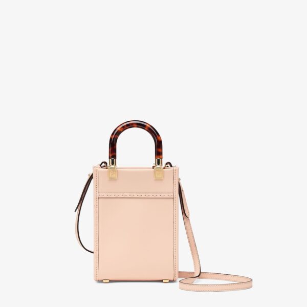 5de0d7058e8f0183be219e95dd0a2dba Fendi Mini Sunshine Shopper in Pale Pink