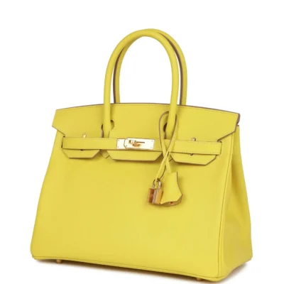 5e4cfd45152c0acf7eac594063752020-1 Hermès Birkin 30 Lime Epsom Gold Hardware