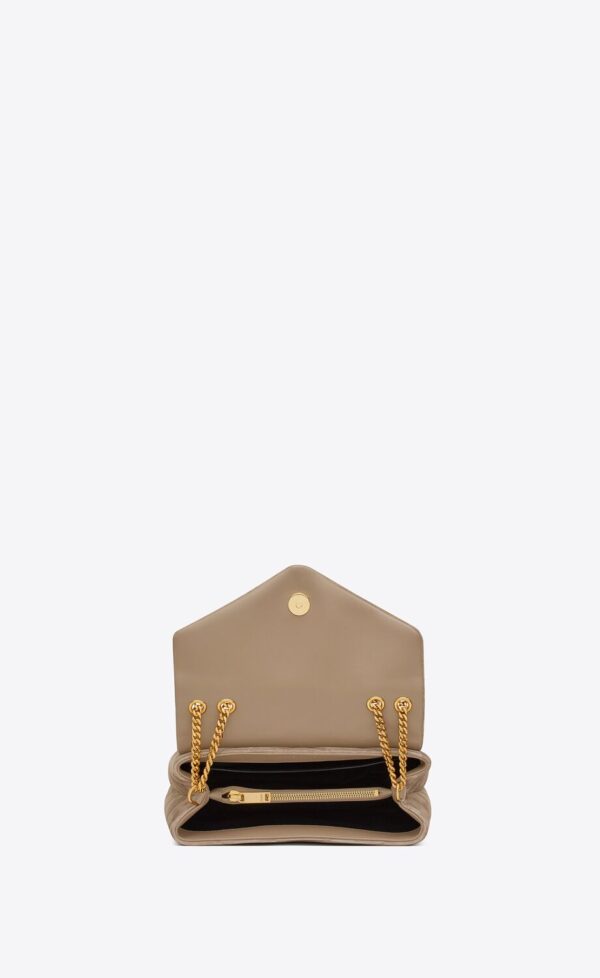 YSL Loulou Small Chain Bag in Quilted 'Y' Suede