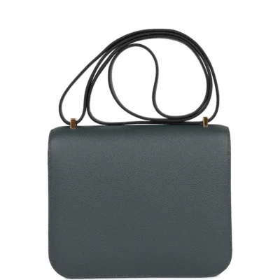 5f1f3bdba0993bbc967a6890d119131b Hermès Constance 18 Bleu Orage Epsom Gold Hardware