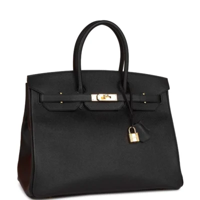 5f33ae2f2d1b482f2604496f4ffd8f6d Hermès Birkin 35 Black Epsom Gold Hardware