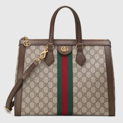 5fc22eeacc70bb303169668f79eae045 Ophidia GG medium tote bag