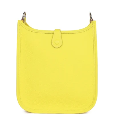 Hermès Evelyne TPM Lime Clemence Palladium Hardware