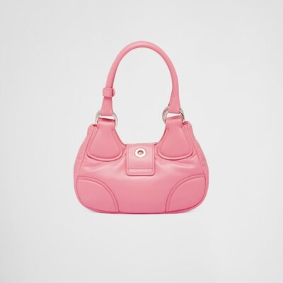 Prada Moon padded nappa-leather bag - Geranium Pink