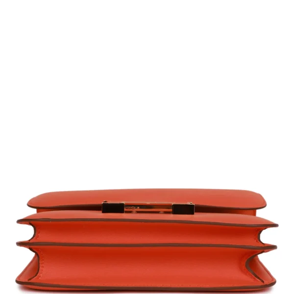 Hermès Constance 18 Orange Swift Gold Hardware