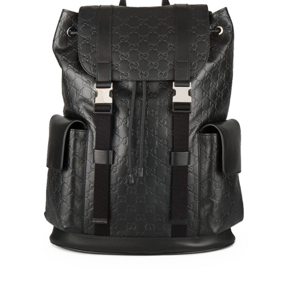 60cc131505137b187c8e91a9d5343d20 Gucci Signature GG Embossed Backpack