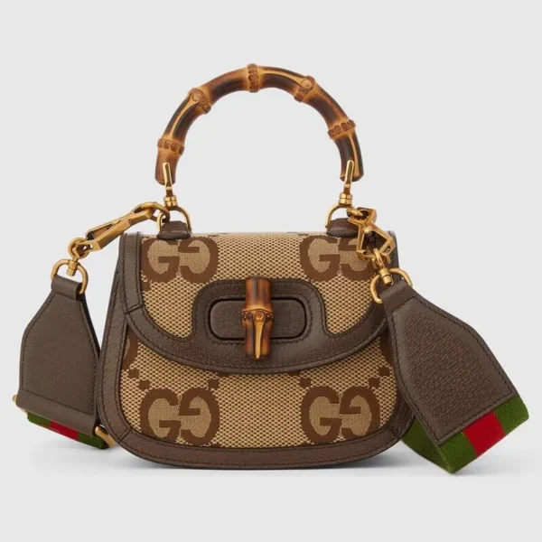 Bamboo mini bag with Super Double G motif No.686864 UQLBT 2570
