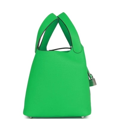 Hermès Picotin Lock 18 Vert Comics Clemence Palladium Hardware