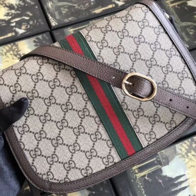 Gucci Ophidia GG small shoulder bag 601044 Dark Coffee